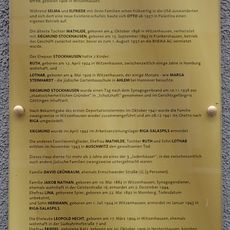 Commemorative plaque