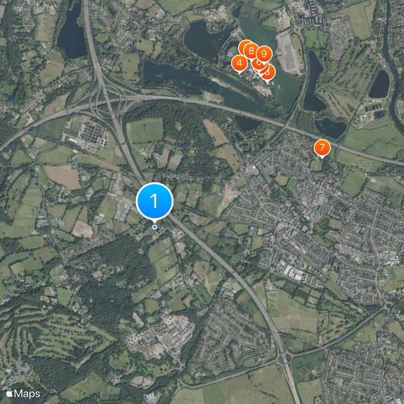 Runnymede and Weybridge Map