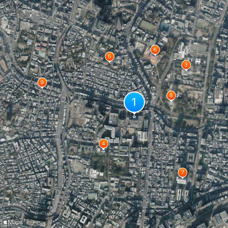 Saiseikai Central Hospital Map
