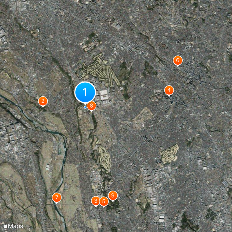 Joshibi University of Art and Design Map