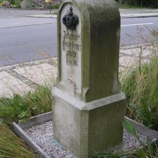 Königlich-Sächsischer Meilenstein Alte Poststraße Wildenthal