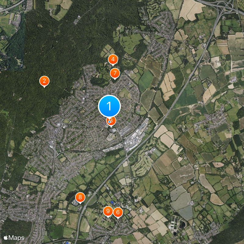 East 15 Acting School Map