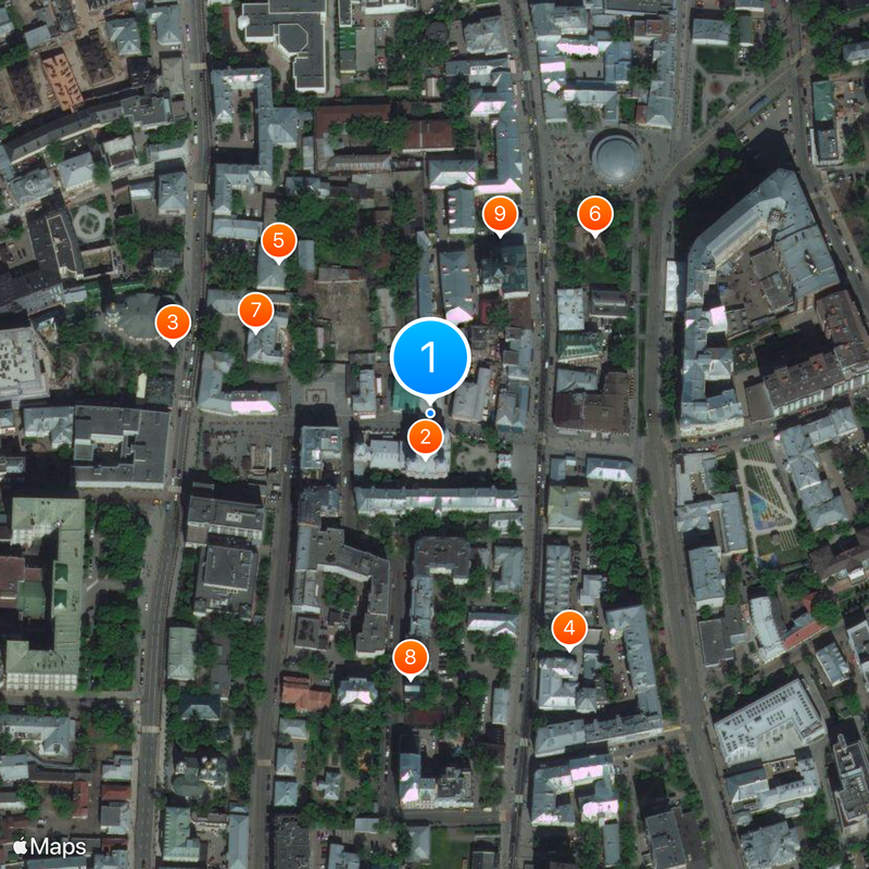 Tretyakovskaya Map
