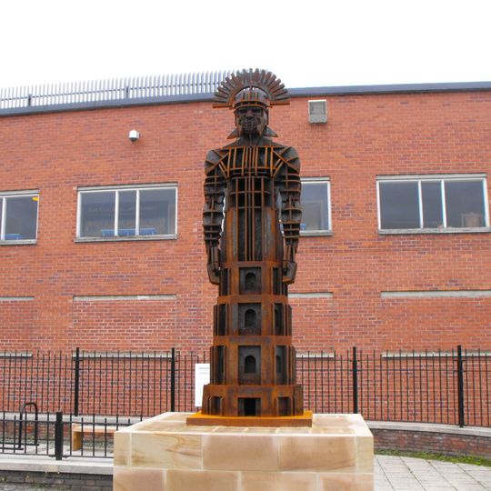 Hadrian's Wall in wall mile 0, Wallsend Roman fort, Segedunum