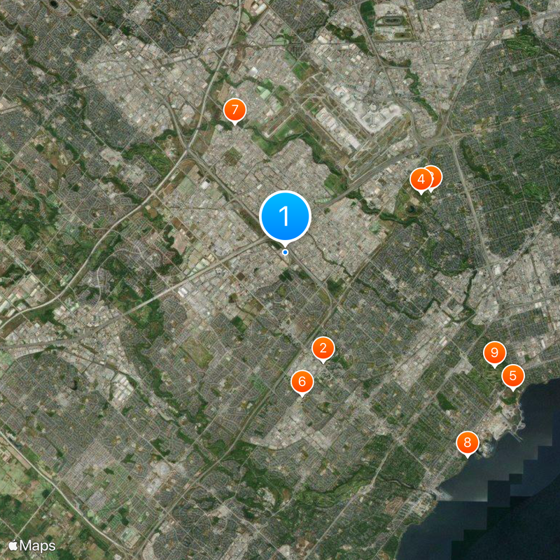 Paramount Fine Foods Centre Map