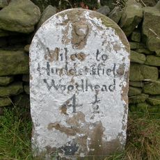 9 Miles Post Between Holme And Lane