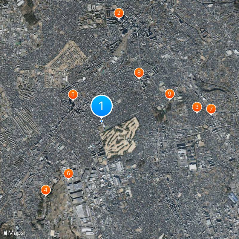 Tokai University Sagami High School Map