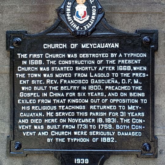 Church of Meycauayan historical marker