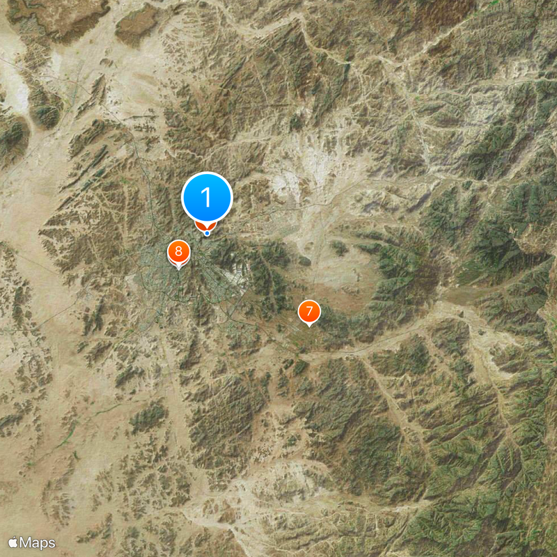 Jabal al-Nour Map