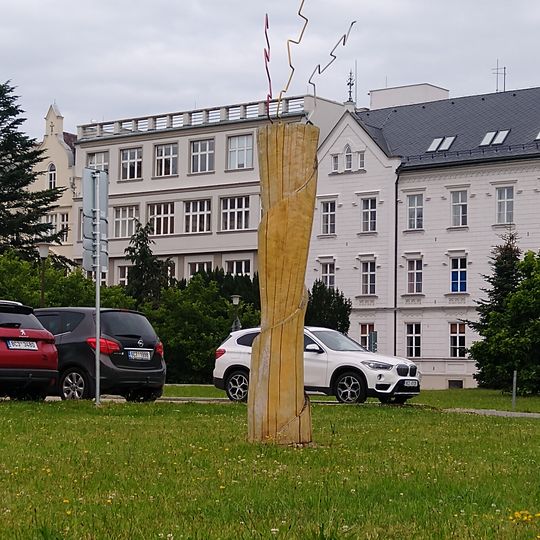 Plastika I na Senovážném náměstí
