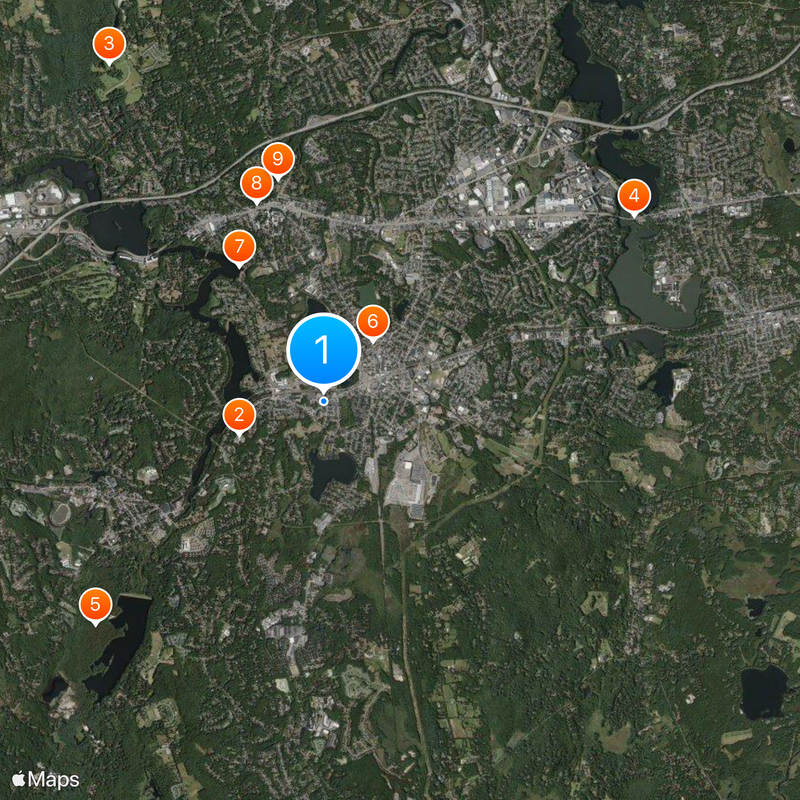 New England Compounding Center meningitis outbreak Mappa