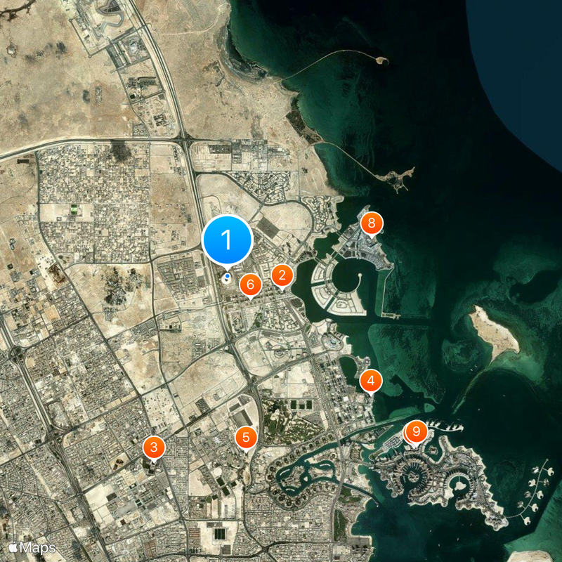 Lusail Stadium Map
