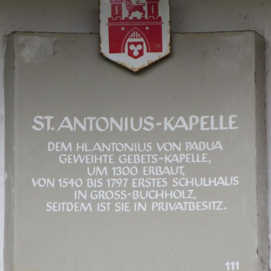 Stadttafel St. Antonius Kapelle