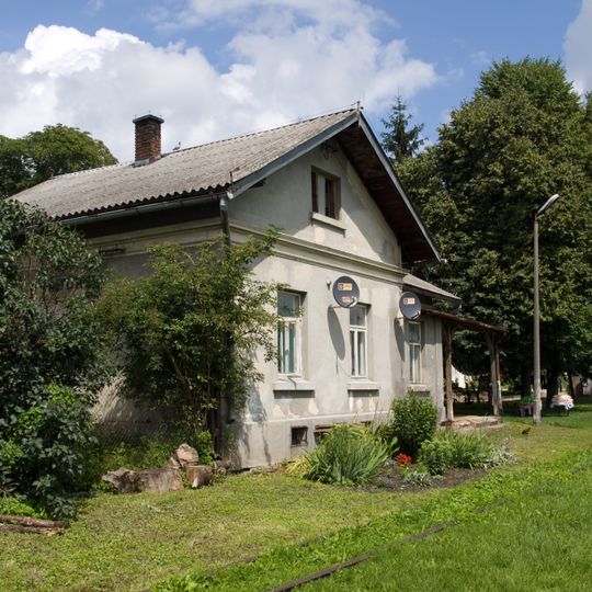 Dworzec kolejki wąskotorowej w Bachórzu