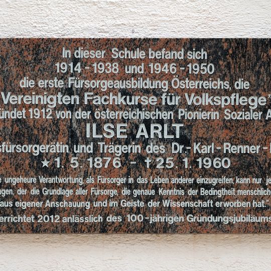Gedenktafel Ilse Arlt