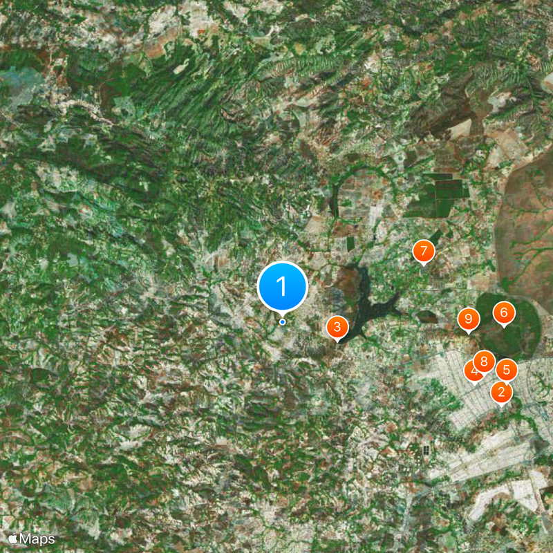 Águas Lindas de Goiás Map