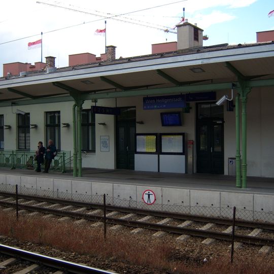 Eisenbahnstrecke, Wiener Vorortelinie - Teilbereich Heiligenstadt mit Station Heiligenstadt