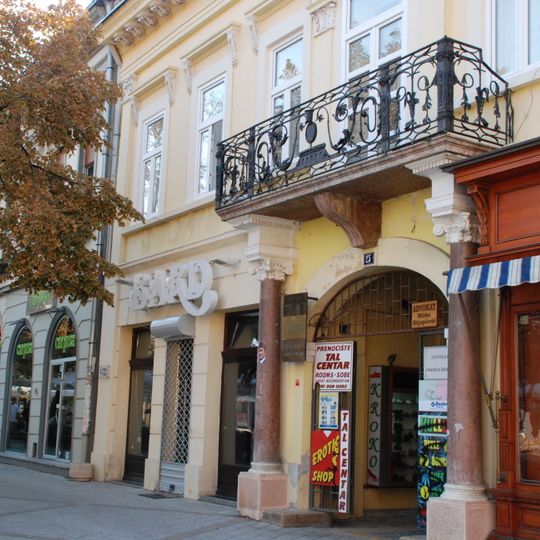 Maison située 23 rue Zmaj Jovina à Novi Sad