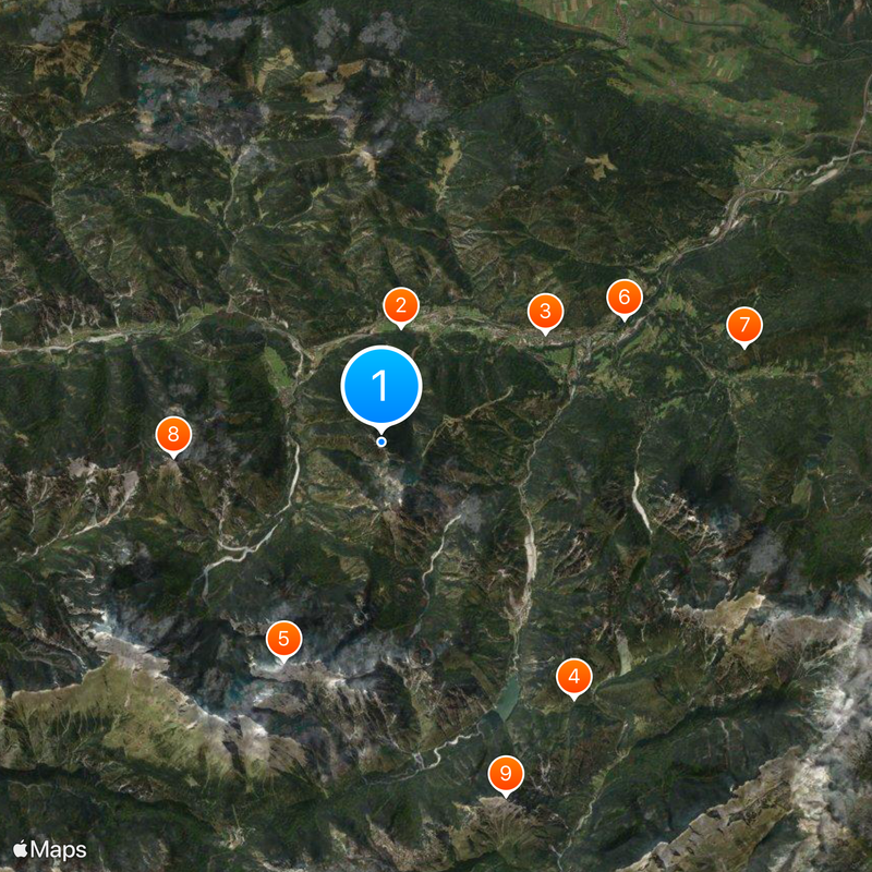 Monte Santo di Lussari Map