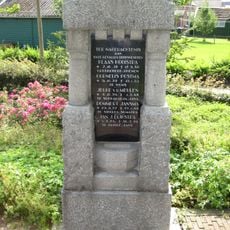 Monument aan de Burmaniastrjitte