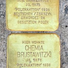 Stolperstein en memoria de Chemia Brustawitzki