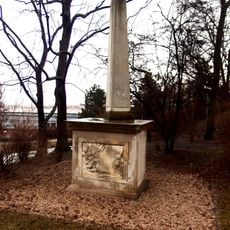 Three-sided obelisk in Riegrovy sady