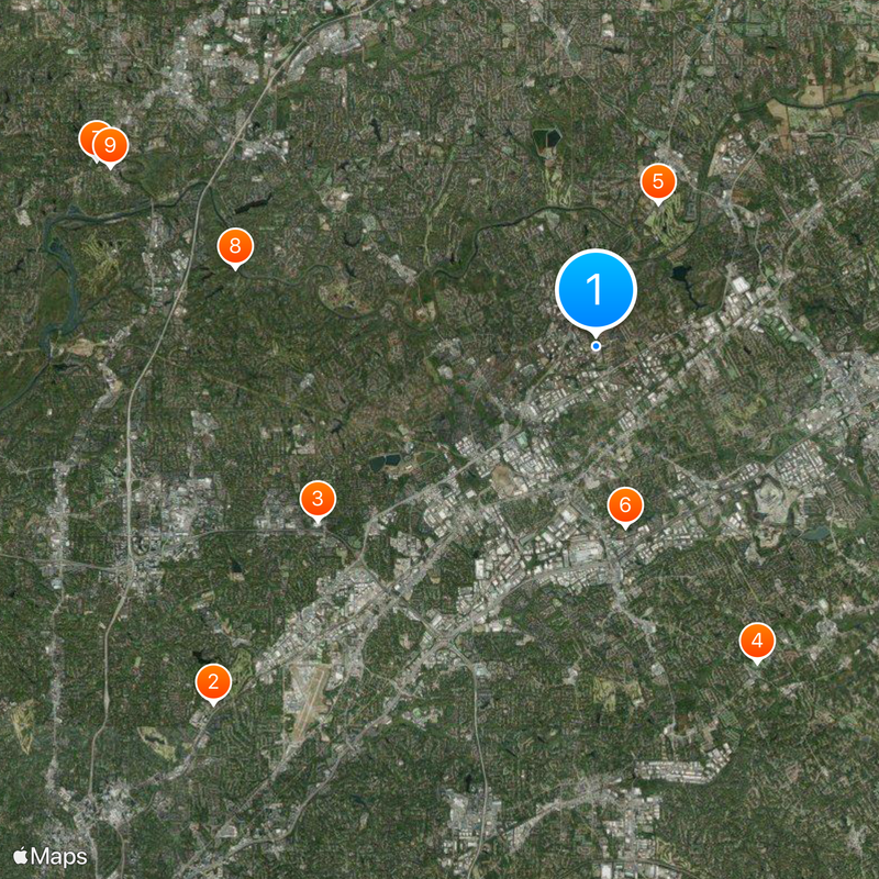 Norcross High School Map