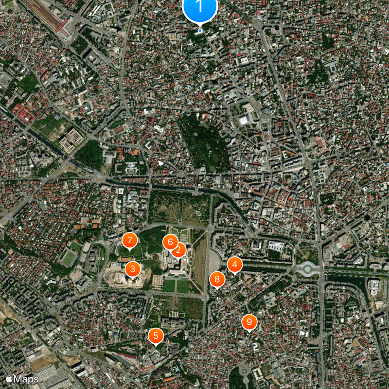 Romanian Academy of Sciences Map