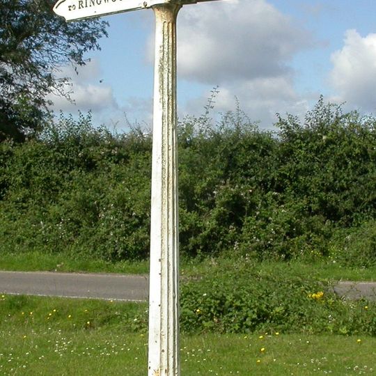 Signpost On Gorley Green