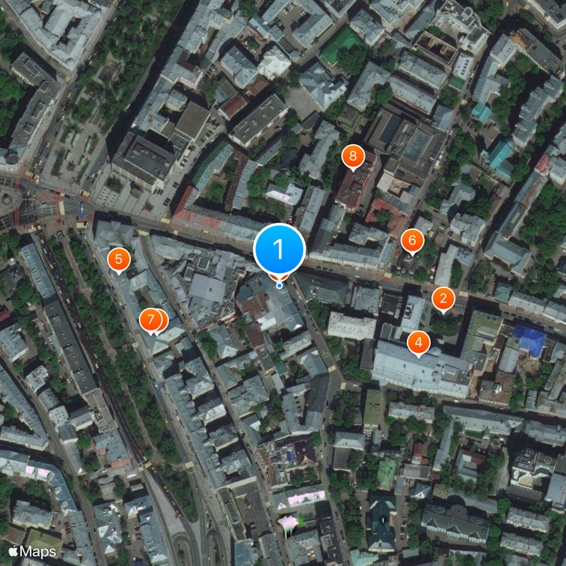 Mayakovsky Theatre Map