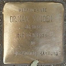 Stolperstein dedicated to Max Münden