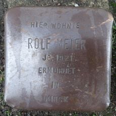 Stolperstein dedicated to Rolf Meier