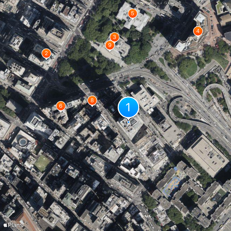 8 Spruce Street Mapa