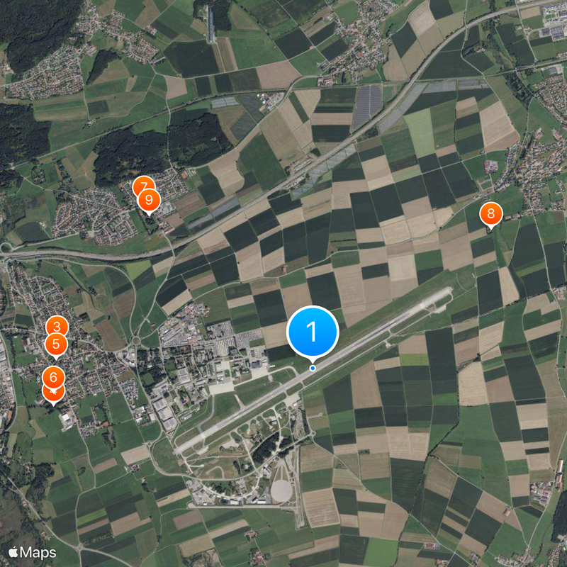 Memmingen Airport Map