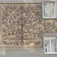 Sgraffito Lebensbaum