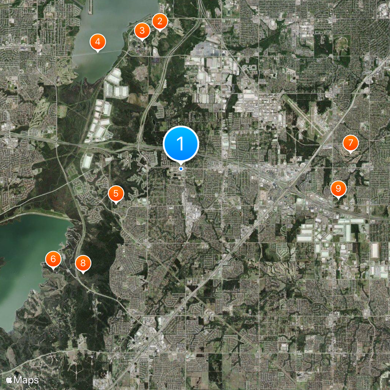 Duncanville High School Map