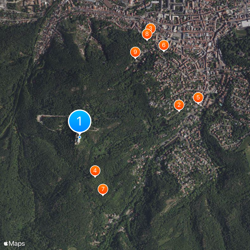 Château de Wartbourg Carte