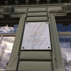 Pamětní deska Franze Werfela v Opletalově ulici v Praze