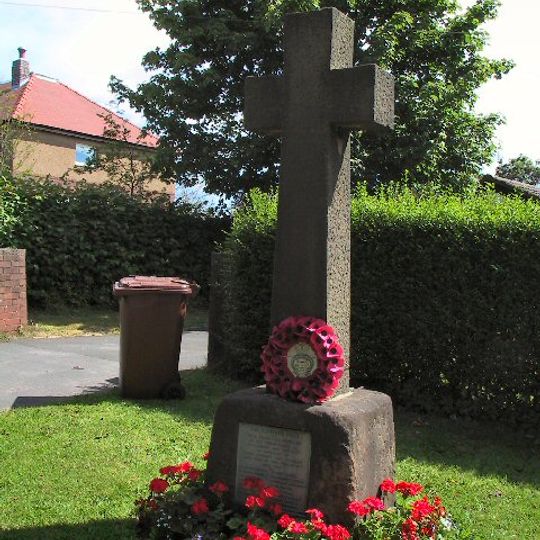 War Memorial on South Side of Road Outside Number 270