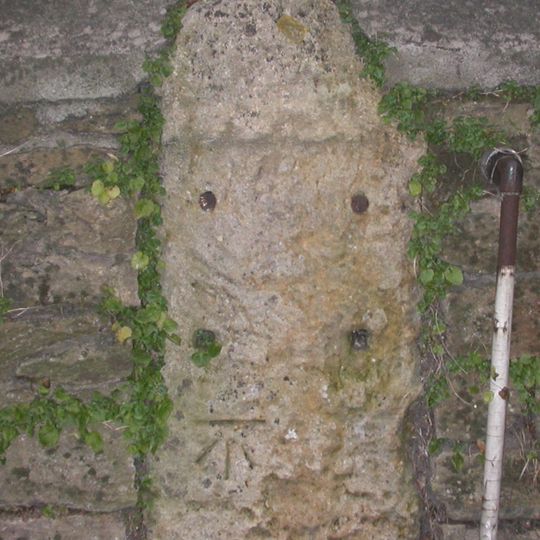 Milestone, Leigh Road; Westbury Leigh; opp. Leighton House outside no 130