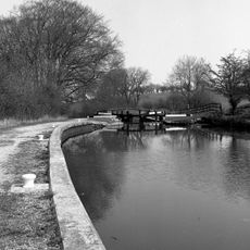Leeds And Liverpool Canal Bank Newton 2Nd Lock And Bridge Number 166