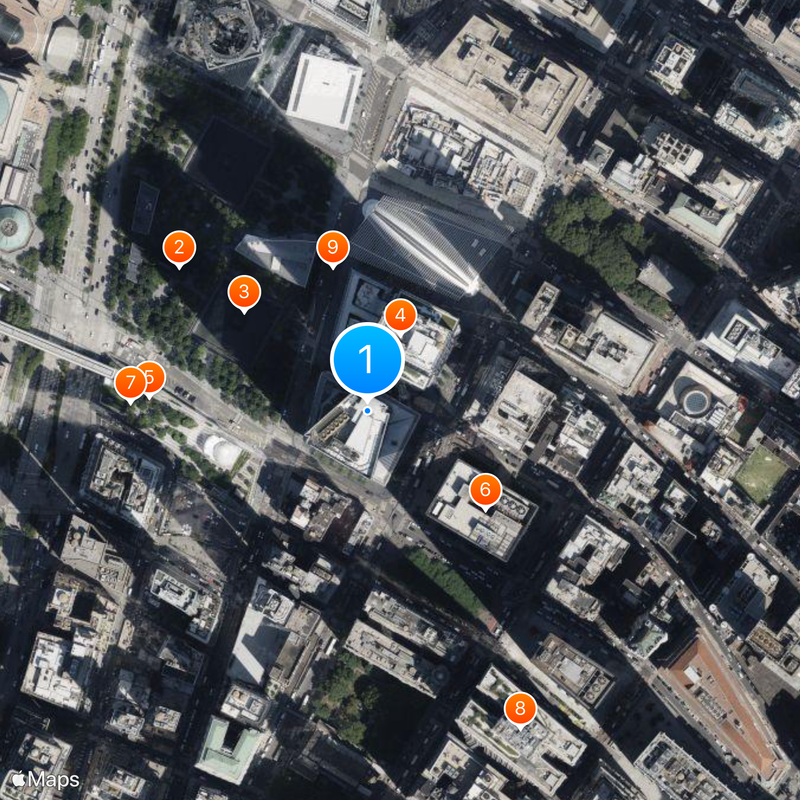 Four World Trade Center Karte