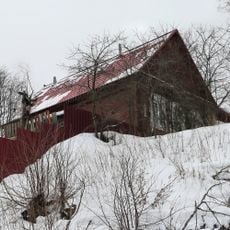 Место, где стоял дом П.И. Лебедева-Полянского (Меленки)