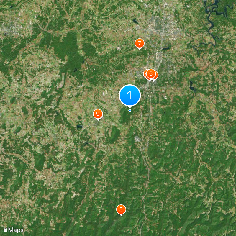 Comté de Washington Carte