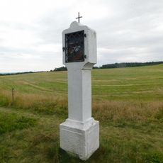 Čtrnácté zastavení křížové cesty u Valče