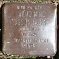 Stolperstein en memoria de Wilhelmine Rosenbaum