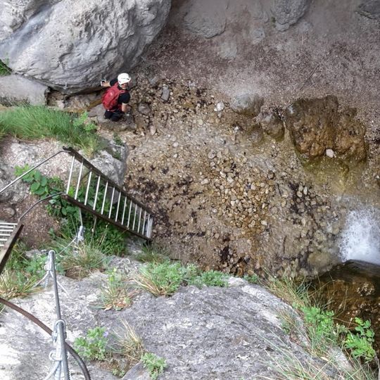 Via ferrata Burrone Giovanelli