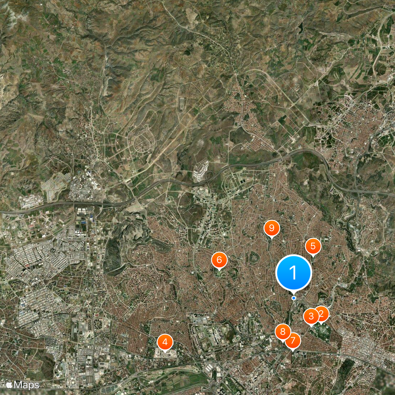 Distretto di Keçiören Mappa