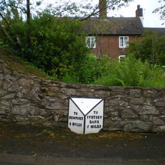 Milepost, Pave Lane; by No. 58