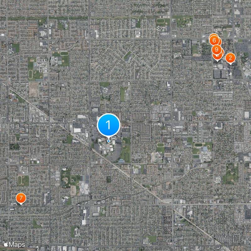 Cypress College Map